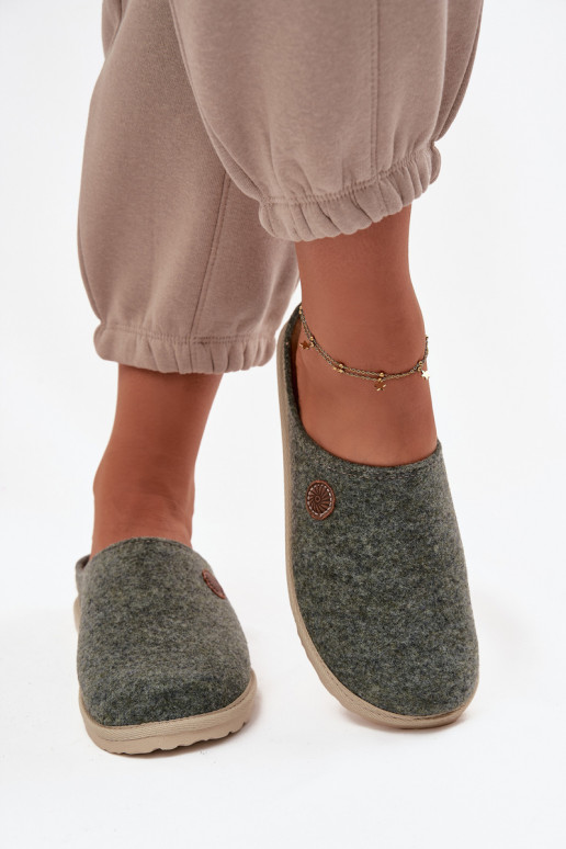 Naistel kodusussid Inblu CS000047 rohelised