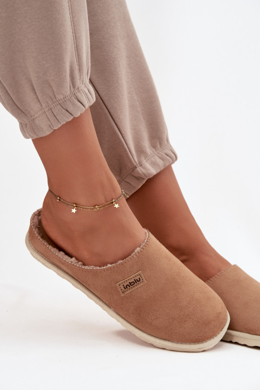Plätud  jalatsid kodujalatsid Inblu CS000045 Camel Plätud  jalatsid kodujalatsid Inblu CS000045 Camel