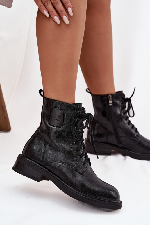 naiste saapad säärsaapad   Detalem  K7180-01 Must