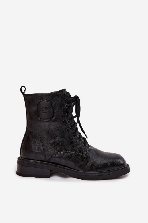 naiste saapad säärsaapad   Detalem  K7180-01 Must