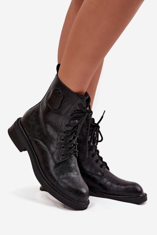 naiste saapad säärsaapad   Detalem  K7180-01 Must