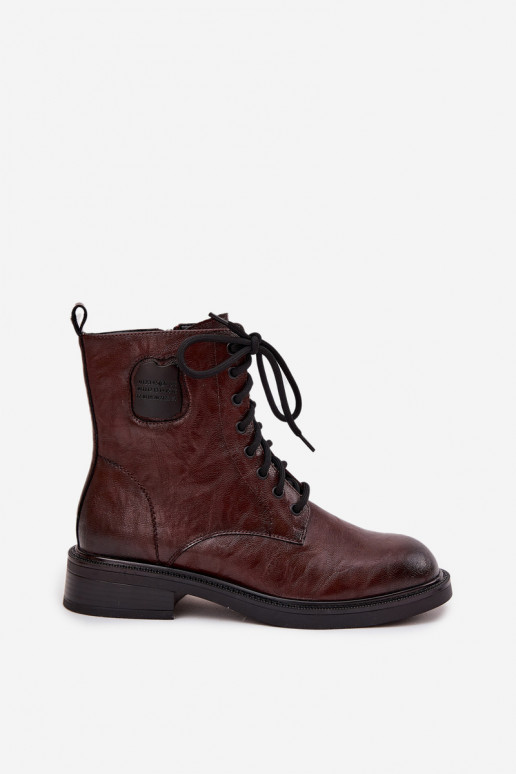 naiste saapad säärsaapad   Detalem  K7180-01 pruunid värvi