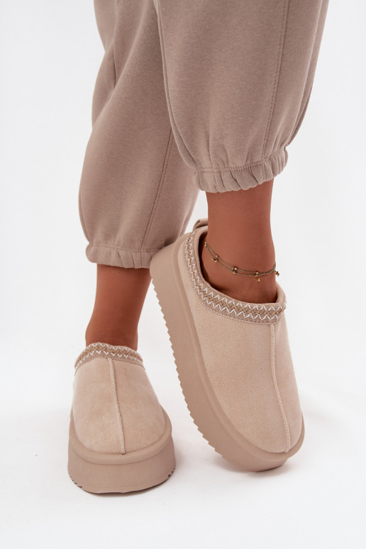 nööpidega lumesaapad  Z Haftem Elevandiluu värvi Pristina