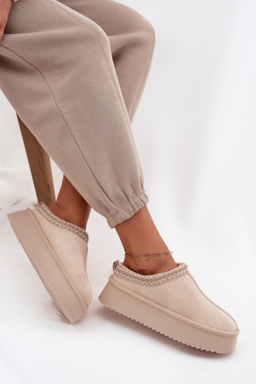 nööpidega lumesaapad  Z Haftem Elevandiluu värvi Pristina