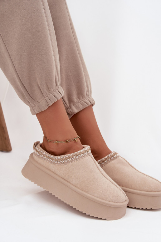 nööpidega lumesaapad  Z Haftem Elevandiluu värvi Pristina