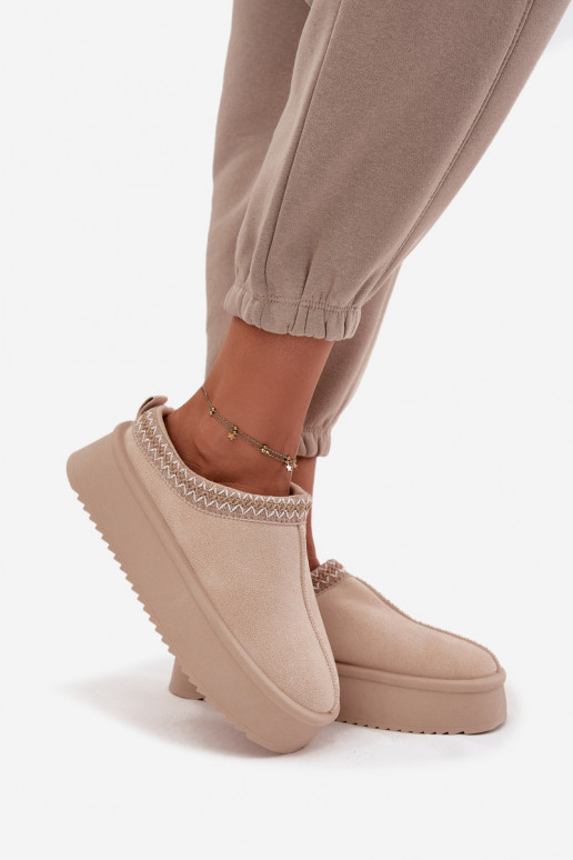 nööpidega lumesaapad  Z Haftem Elevandiluu värvi Pristina