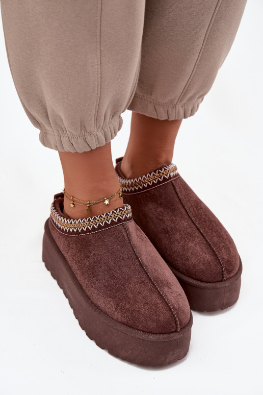 nööpidega lumesaapad   Haftem Czekoladowe Jenira nööpidega lumesaapad   Haftem Czekoladowe Jenira