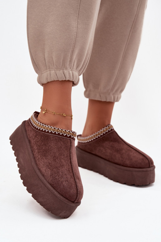 nööpidega lumesaapad   Haftem Czekoladowe Jenira nööpidega lumesaapad   Haftem Czekoladowe Jenira