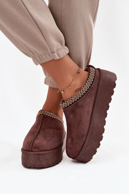 nööpidega lumesaapad   Haftem Czekoladowe Jenira nööpidega lumesaapad   Haftem Czekoladowe Jenira