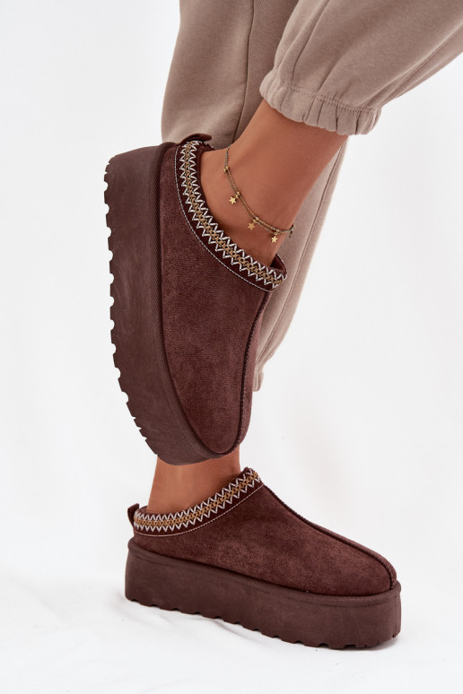 nööpidega lumesaapad   Haftem Czekoladowe Jenira nööpidega lumesaapad   Haftem Czekoladowe Jenira