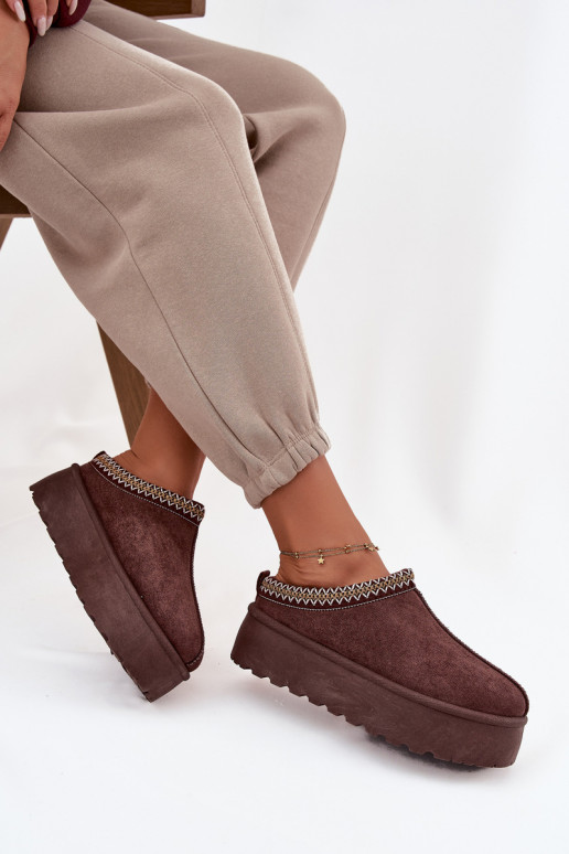 nööpidega lumesaapad   Haftem Czekoladowe Jenira nööpidega lumesaapad   Haftem Czekoladowe Jenira