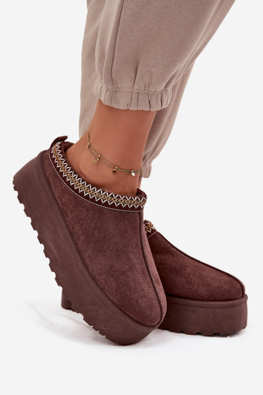 nööpidega lumesaapad   Haftem Czekoladowe Jenira nööpidega lumesaapad   Haftem Czekoladowe Jenira