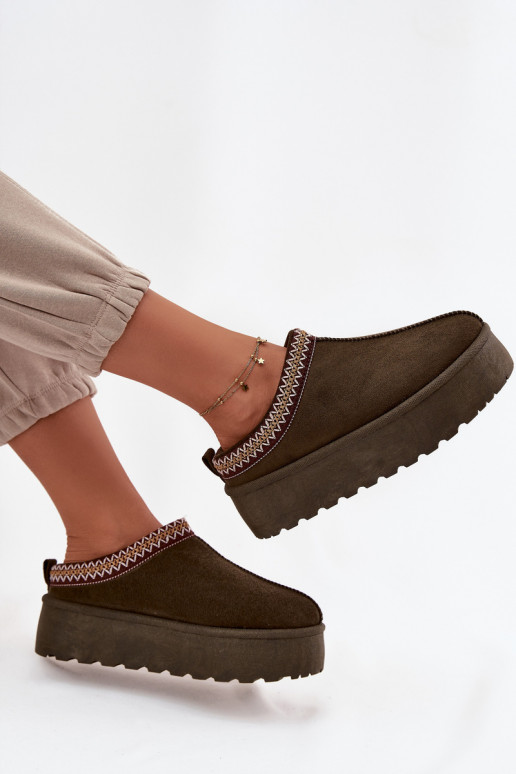 nööpidega lumesaapad   Haftem khakivärvi Jenira nööpidega lumesaapad   Haftem khakivärvi Jenira