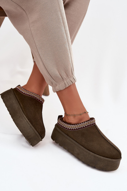 nööpidega lumesaapad   Haftem khakivärvi Jenira nööpidega lumesaapad   Haftem khakivärvi Jenira