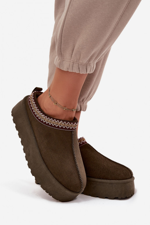 nööpidega lumesaapad   Haftem khakivärvi Jenira nööpidega lumesaapad   Haftem khakivärvi Jenira