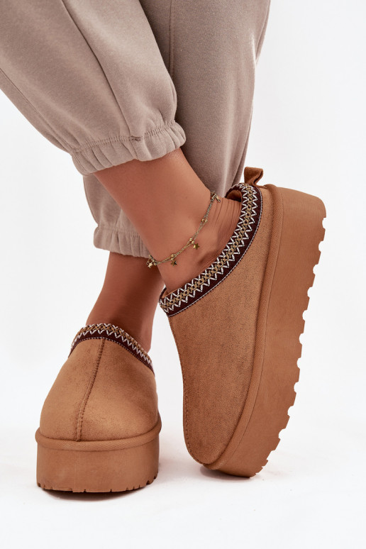 nööpidega lumesaapad   Haftem pruunid värvi Jenira