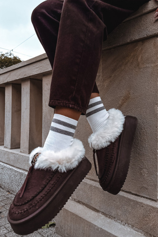 nööpidega lumesaapad Pealiste omad karusnahaga platvormiga Czekoladosissee Rosmira