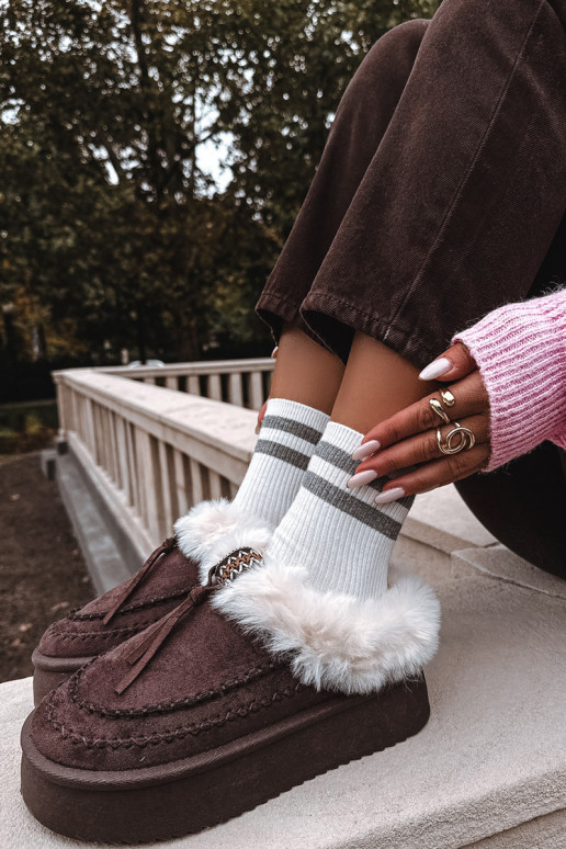 nööpidega lumesaapad Pealiste omad karusnahaga platvormiga Czekoladosissee Rosmira