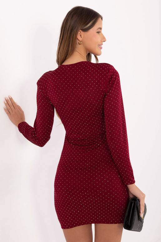 IT SK kleit bordoopunane