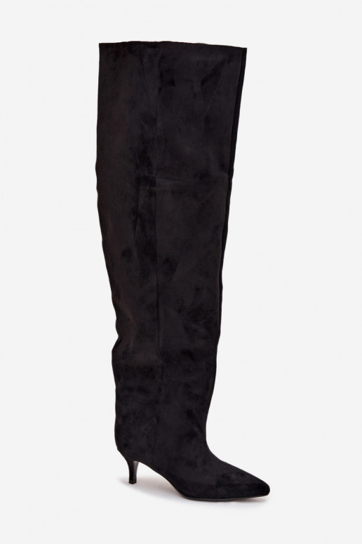 Libisemisvastased naiste kõrged saapad kitsaste kontsadega must Ysolienne Libisemisvastased naiste kõrged saapad kitsaste kontsadega must Ysolienne