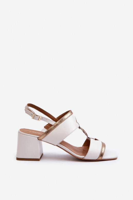 Elegantsed sandaalid  Laura Messi 2768 valget värvi   Elegantsed sandaalid  Laura Messi 2768 valget värvi