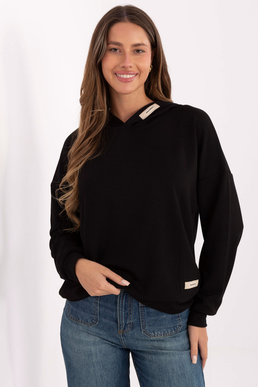 Sinine lukuga džemper, must