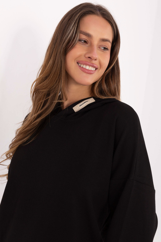 Sinine lukuga džemper, must