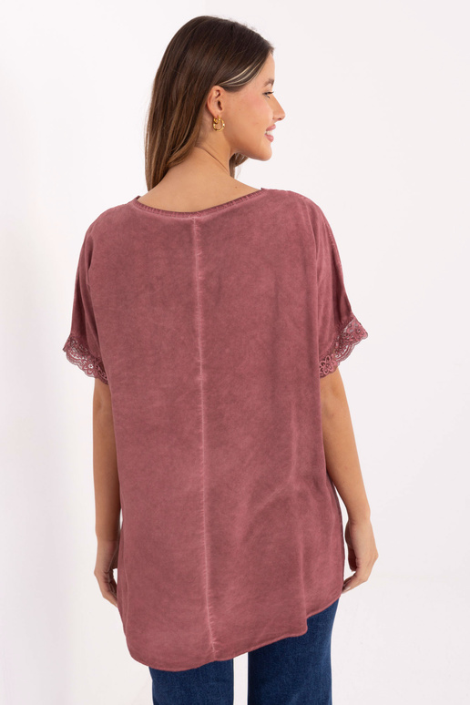 Tume roosakas pluus Tume roosakas pluus