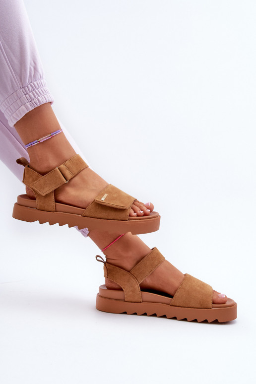  Seemisnahast kingad platvormiga Big Star NN274705 pruunid värvi