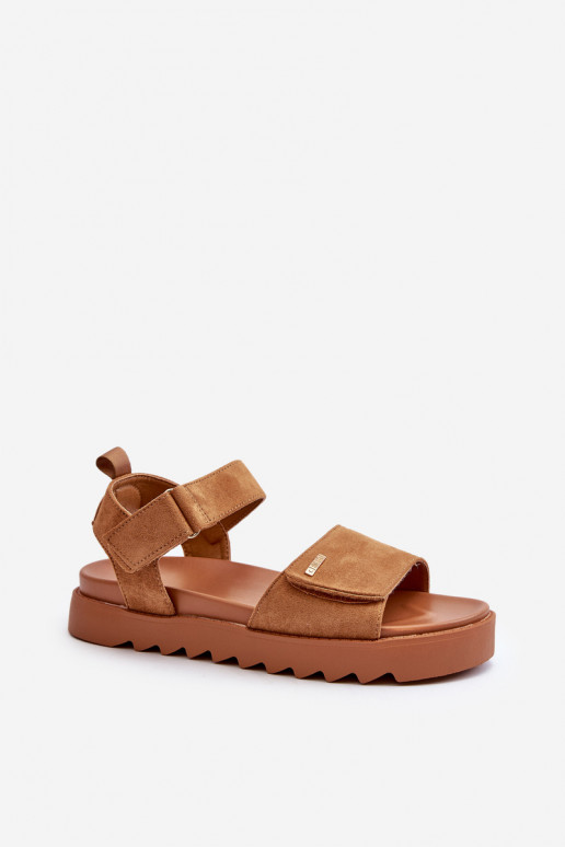  Seemisnahast kingad platvormiga Big Star NN274705 pruunid värvi