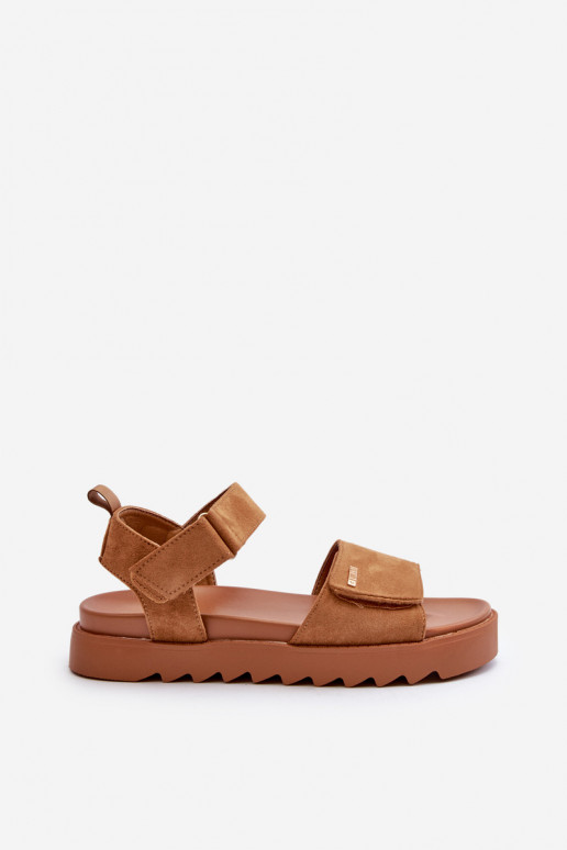  Seemisnahast kingad platvormiga Big Star NN274705 pruunid värvi