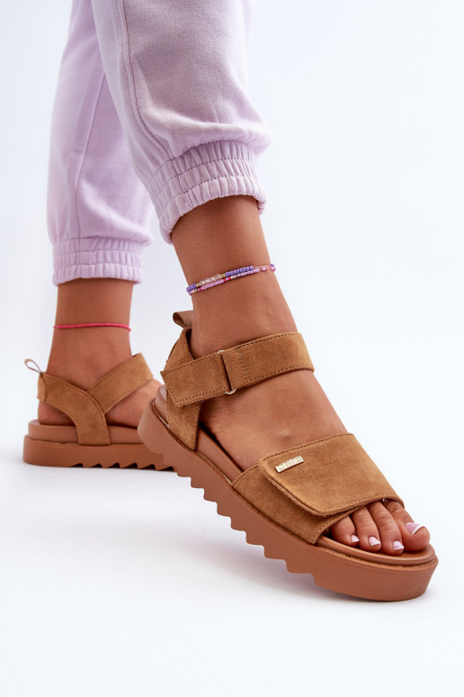  Seemisnahast kingad platvormiga Big Star NN274705 pruunid värvi