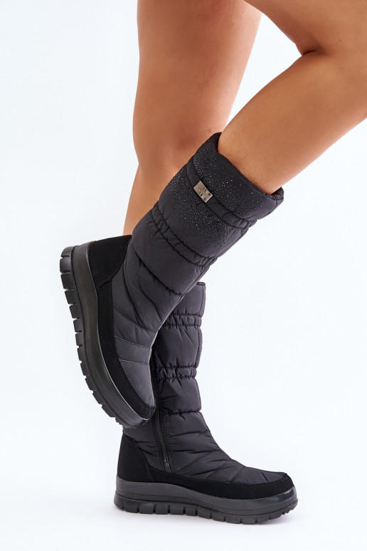 nööpidega lumesaapad  Progress PROGJ-24-147 Must  nööpidega lumesaapad  Progress PROGJ-24-147 Must