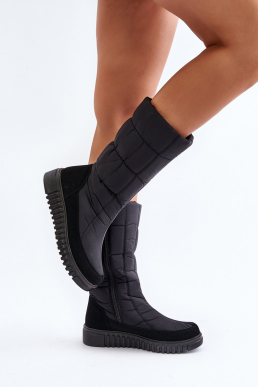 nööpidega lumesaapad   Progress PROGJ-24-144 Must nööpidega lumesaapad   Progress PROGJ-24-144 Must