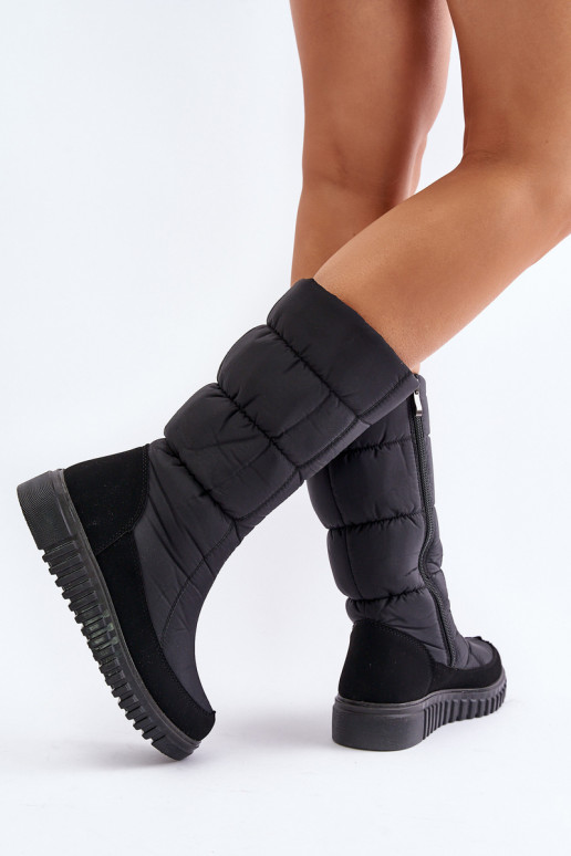 nööpidega lumesaapad   Progress PROGJ-24-144 Must nööpidega lumesaapad   Progress PROGJ-24-144 Must