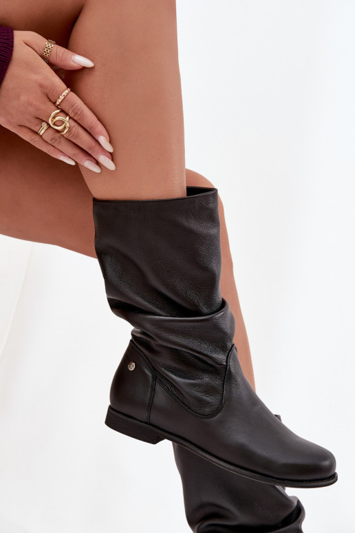 pika säärega saapad  05057-20 Must    pika säärega saapad  05057-20 Must