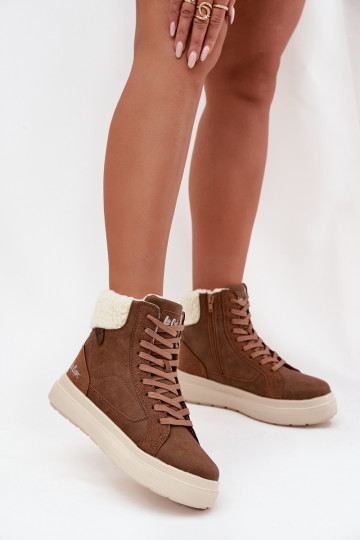 talvesaapad  soojad saapad Lee Cooper LCJ-25-01-3735 pruunid värvi