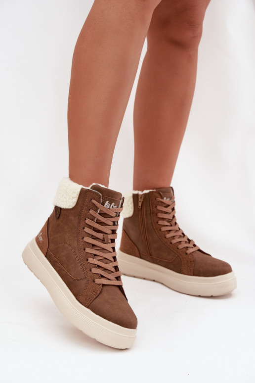 talvesaapad  soojad saapad Lee Cooper LCJ-25-01-3735 pruunid värvi talvesaapad  soojad saapad Lee Cooper LCJ-25-01-3735 pruunid värvi