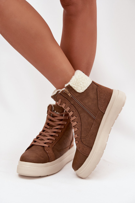 talvesaapad  soojad saapad Lee Cooper LCJ-25-01-3735 pruunid värvi talvesaapad  soojad saapad Lee Cooper LCJ-25-01-3735 pruunid värvi