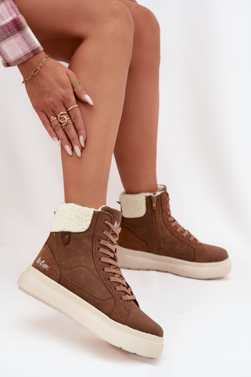 talvesaapad  soojad saapad Lee Cooper LCJ-25-01-3735 pruunid värvi talvesaapad  soojad saapad Lee Cooper LCJ-25-01-3735 pruunid värvi