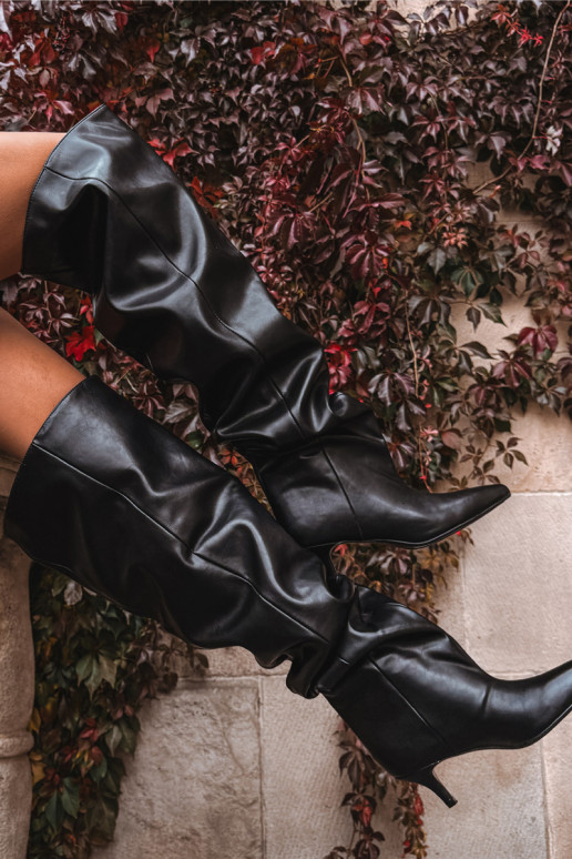 Libisemisvastased naiste kõrged saapad kitsaste kontsadega must Ysolienne Libisemisvastased naiste kõrged saapad kitsaste kontsadega must Ysolienne