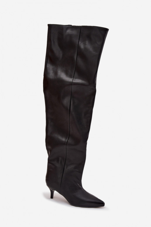 Libisemisvastased naiste kõrged saapad kitsaste kontsadega must Ysolienne Libisemisvastased naiste kõrged saapad kitsaste kontsadega must Ysolienne