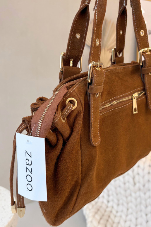 Skórzana Zamszowa Käekott pruunid värvi Ovelia Skórzana Zamszowa Käekott pruunid värvi Ovelia