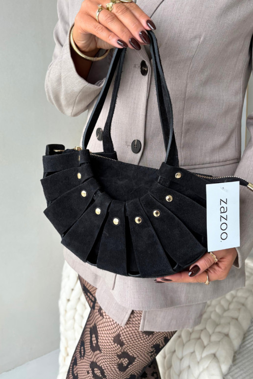 Käekott Z Naturalnego Zamszu Mustad Marivane Käekott Z Naturalnego Zamszu Mustad Marivane