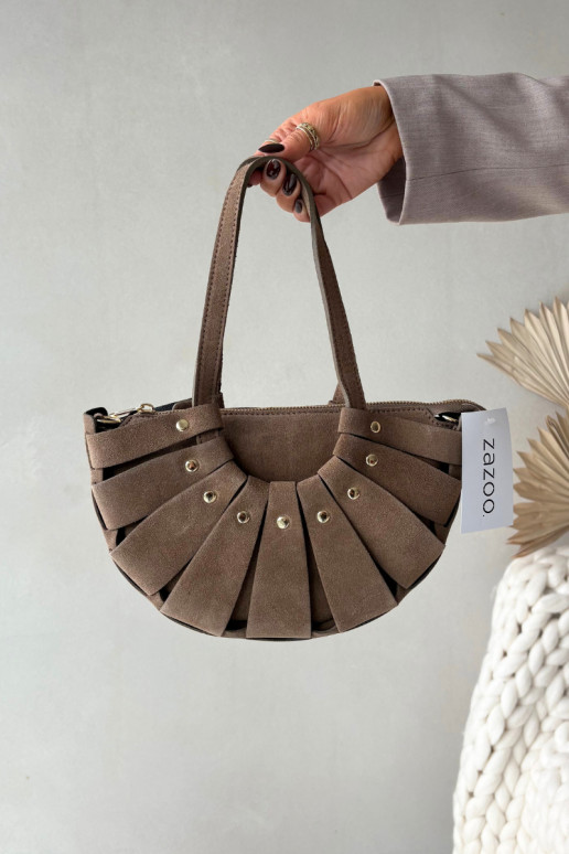 Käekott Z Naturalnego Zamszu elevandiluu värvi Marivane Käekott Z Naturalnego Zamszu elevandiluu värvi Marivane