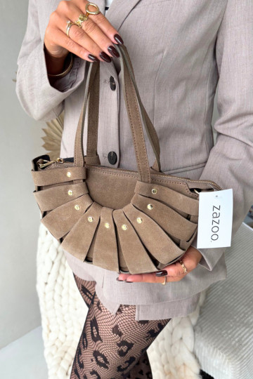 Käekott Z Naturalnego Zamszu elevandiluu värvi Marivane 2