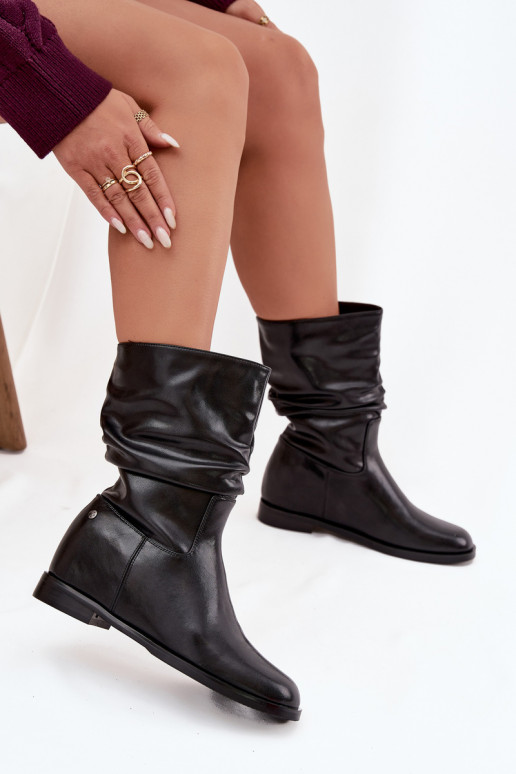 naiste saapad   voodriga  K7211-01 Must naiste saapad   voodriga  K7211-01 Must