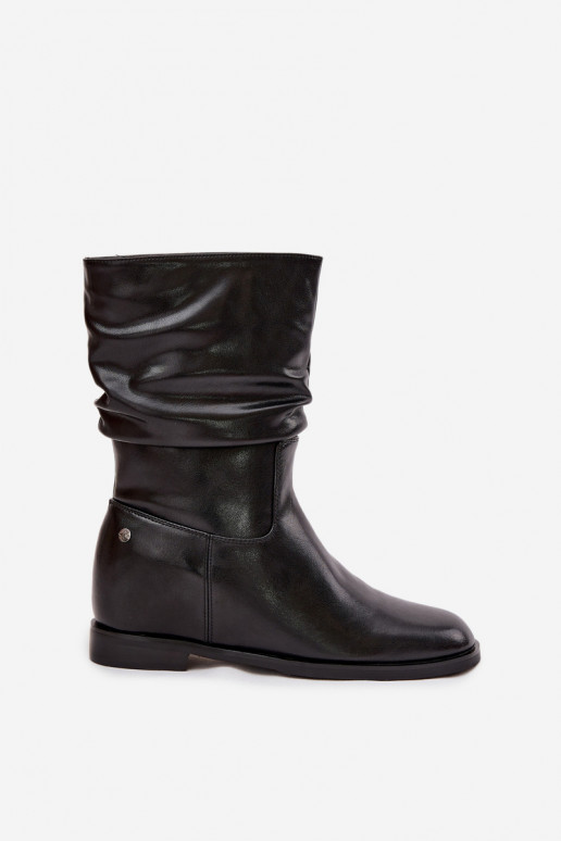 naiste saapad   voodriga  K7211-01 Must naiste saapad   voodriga  K7211-01 Must