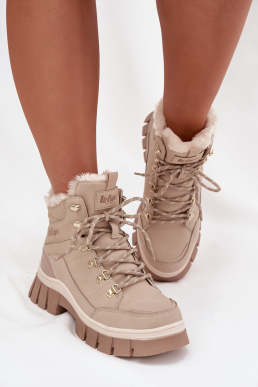 voodriga jalanõud  Lee Cooper LCJ-25-31-3910 beeži värvi voodriga jalanõud  Lee Cooper LCJ-25-31-3910 beeži värvi