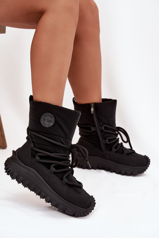 nööpidega lumesaapad platvormiga Lee Cooper LCJ-25-12-3660 Must   nööpidega lumesaapad platvormiga Lee Cooper LCJ-25-12-3660 Must